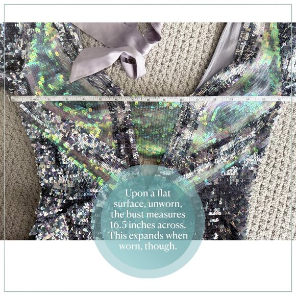 $4990 New Temperley London Superwoman Ruth Ice Blue and Silver Runway Gown - Picture 13 of 16